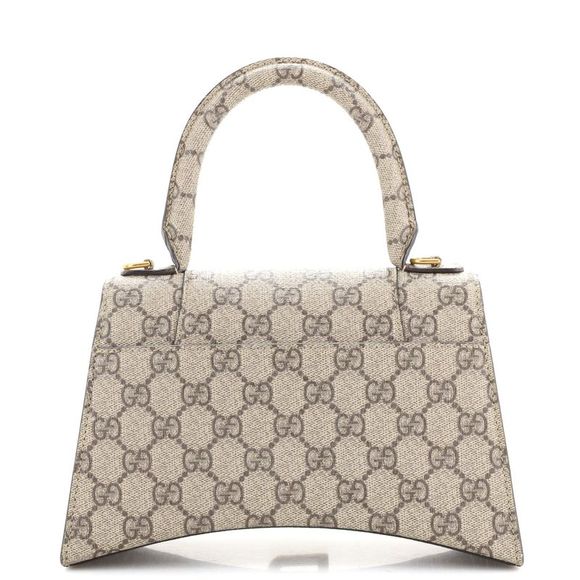 Gucci x Balenciaga The Hacker Project Hourglass Top Handle Bag GG Coated Canvas - Picture 4 of 7